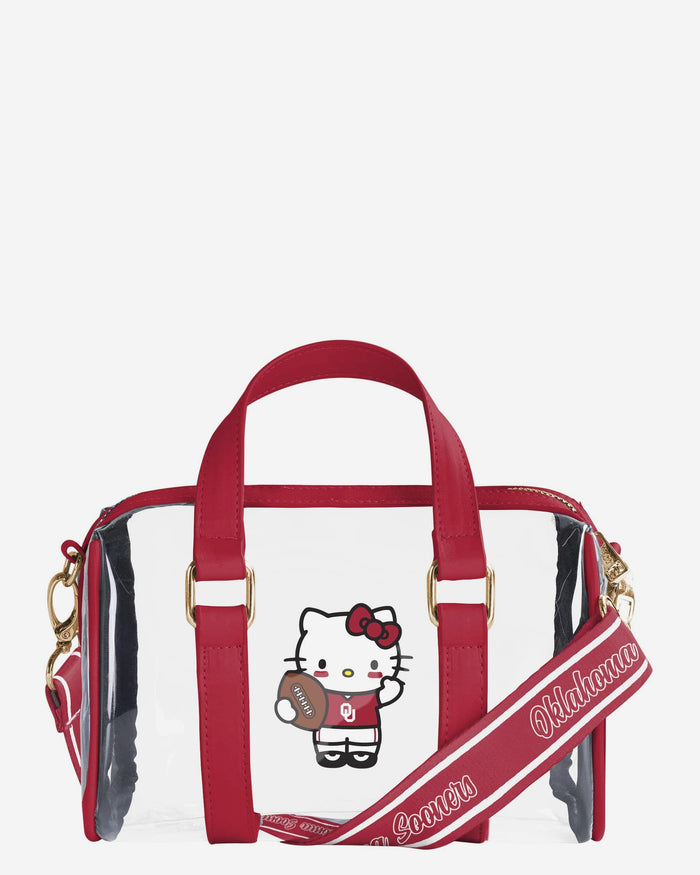 Oklahoma Sooners Hello Kitty® Clear Barrel Bag FOCO - FOCO.com