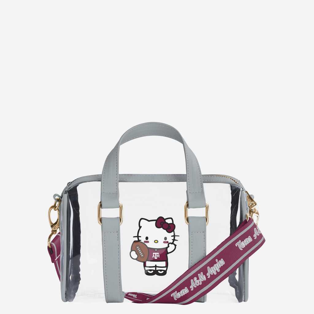 Texas A&M Aggies Hello Kitty® Clear Barrel Bag FOCO - FOCO.com