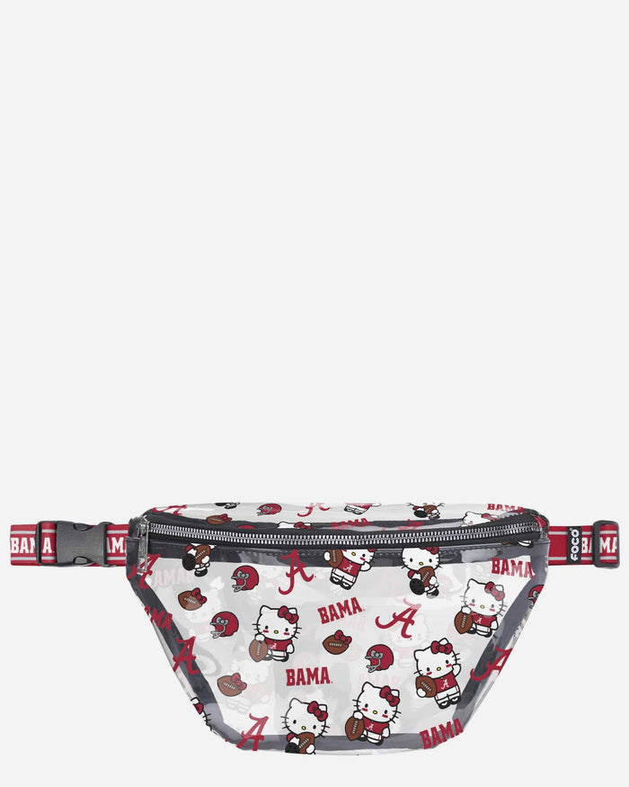 Alabama Crimson Tide Hello Kitty® Clear Fanny Pack FOCO - FOCO.com