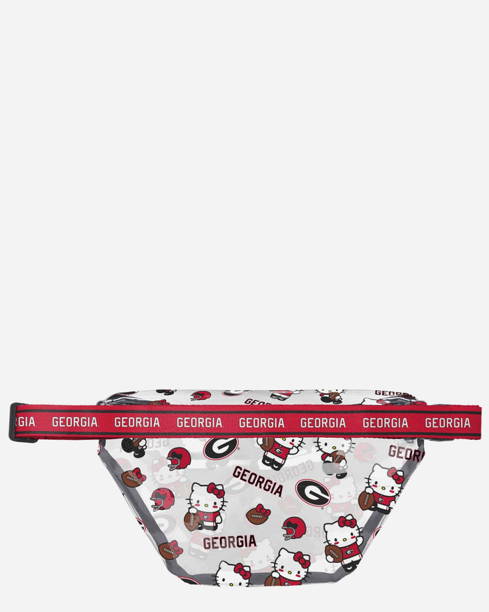 Georgia Bulldogs Hello Kitty® Clear Fanny Pack FOCO - FOCO.com