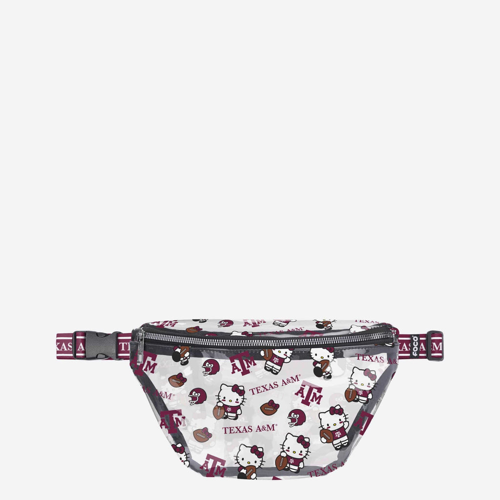 Texas A&M Aggies Hello Kitty® Clear Fanny Pack FOCO - FOCO.com