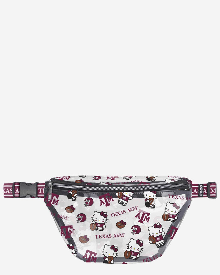 Texas A&M Aggies Hello Kitty® Clear Fanny Pack FOCO - FOCO.com