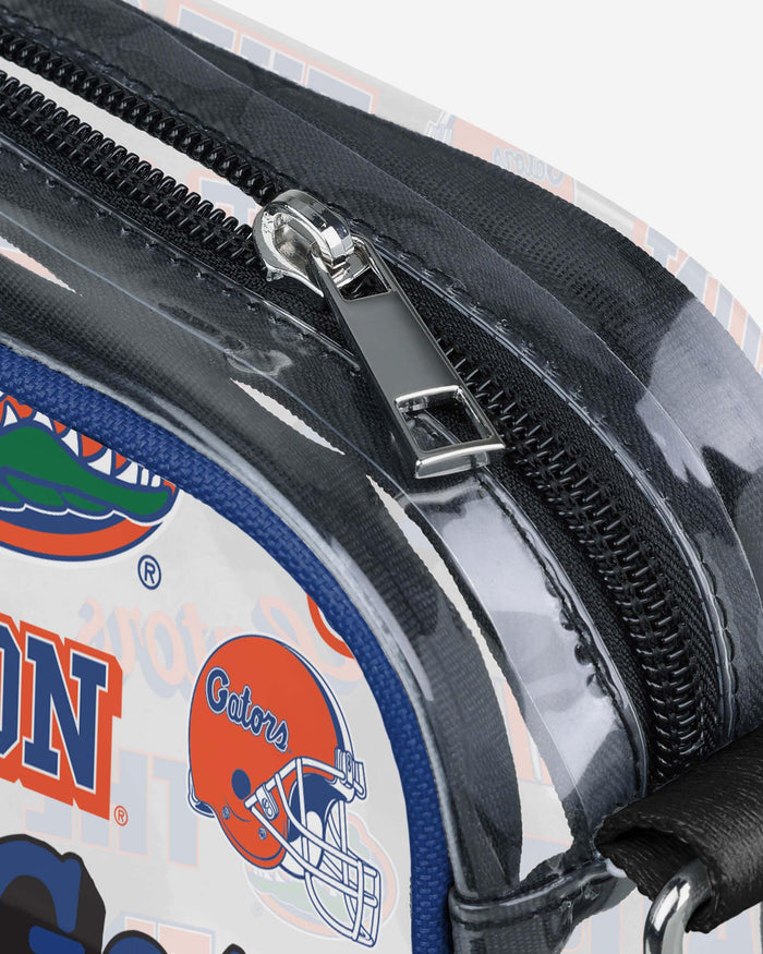 Florida Gators Repeat Retro Print Clear Crossbody Bag FOCO - FOCO.com