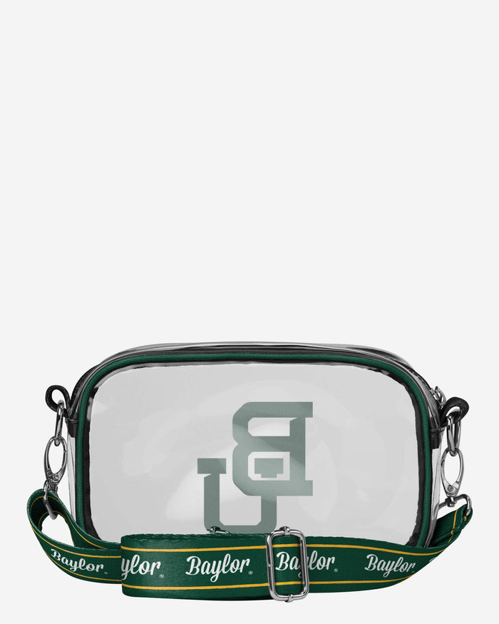 Baylor Bears Team Stripe Clear Crossbody Bag FOCO - FOCO.com