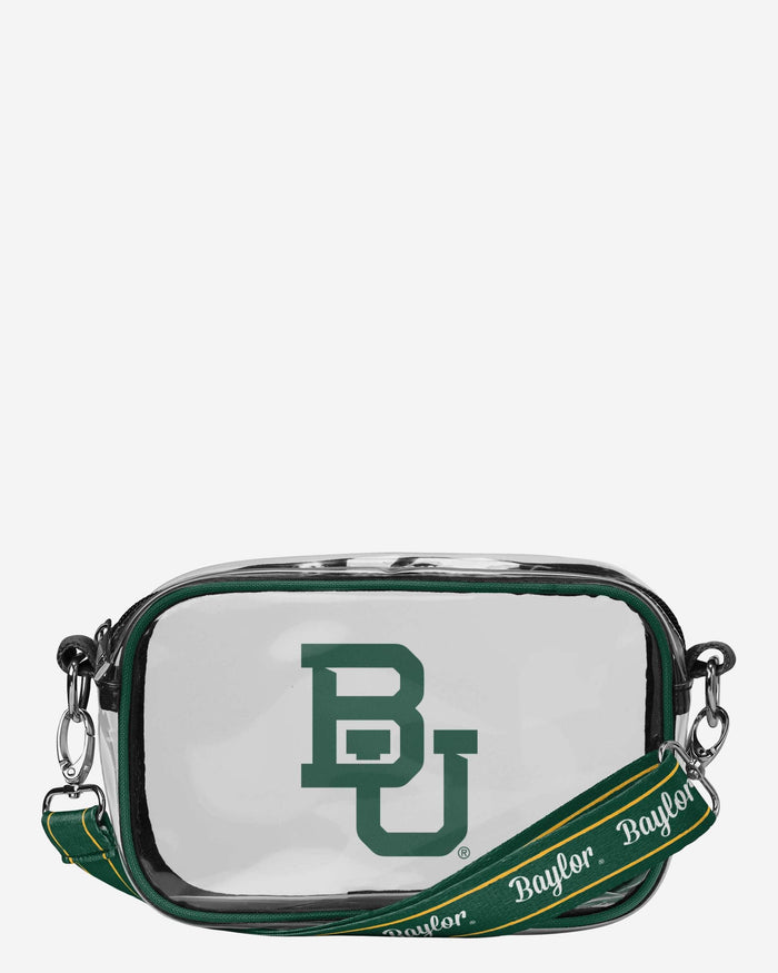 Baylor Bears Team Stripe Clear Crossbody Bag FOCO - FOCO.com