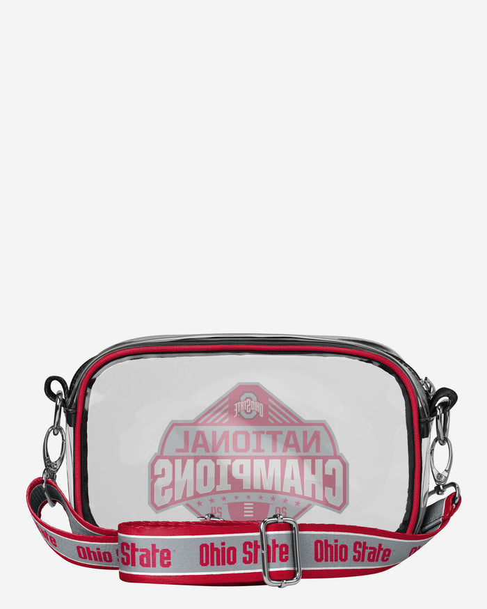 Ohio State Buckeyes 2024 Football National Champions Clear Crossbody Bag FOCO - FOCO.com