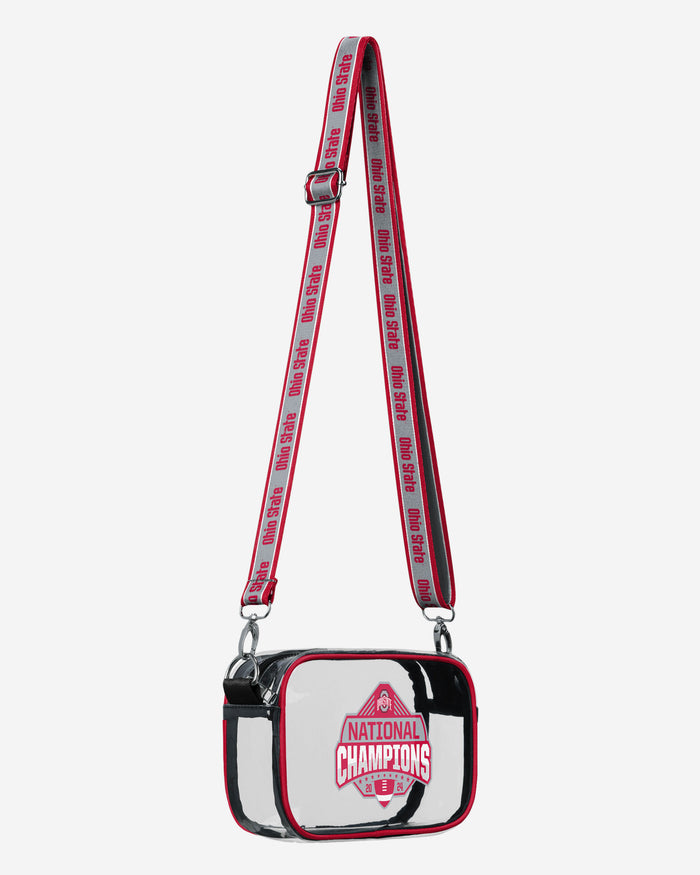 Ohio State Buckeyes 2024 Football National Champions Clear Crossbody Bag FOCO - FOCO.com