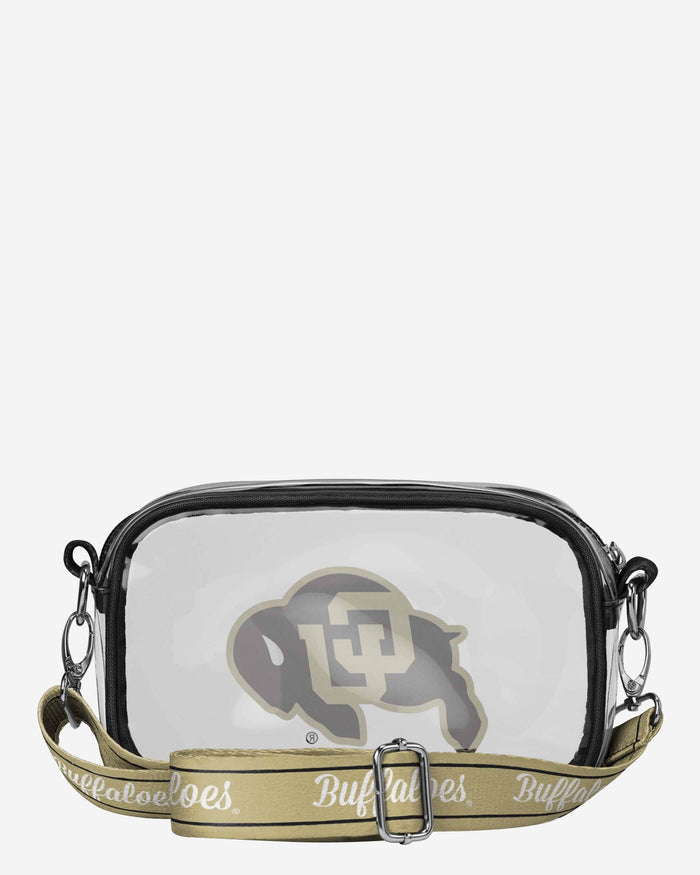 Colorado Buffaloes Team Stripe Clear Crossbody Bag FOCO - FOCO.com