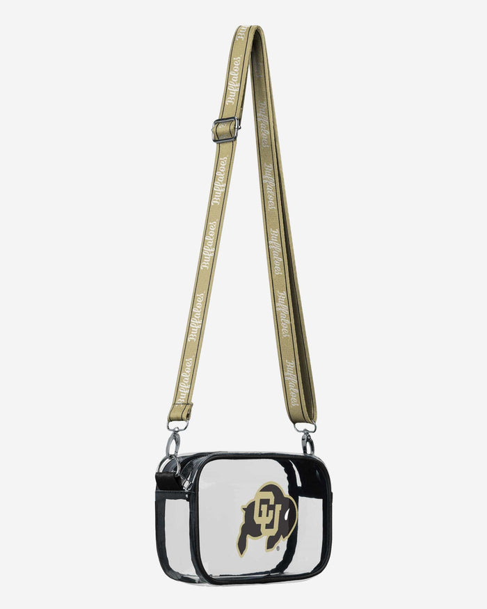 Colorado Buffaloes Team Stripe Clear Crossbody Bag FOCO - FOCO.com