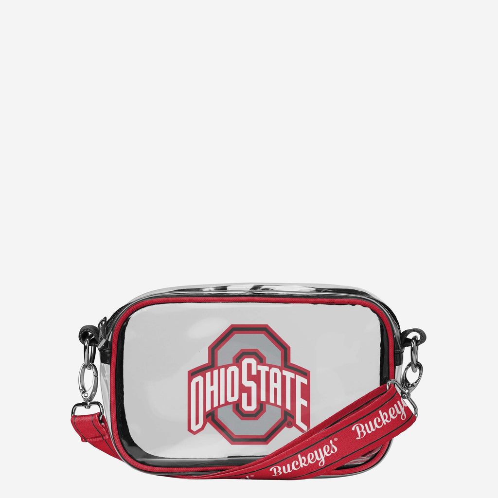 Ohio State Buckeyes Team Stripe Clear Crossbody Bag FOCO - FOCO.com