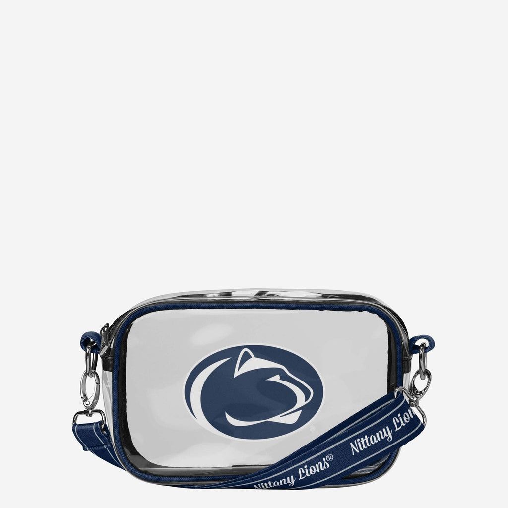 Penn State Nittany Lions Team Stripe Clear Crossbody Bag FOCO - FOCO.com