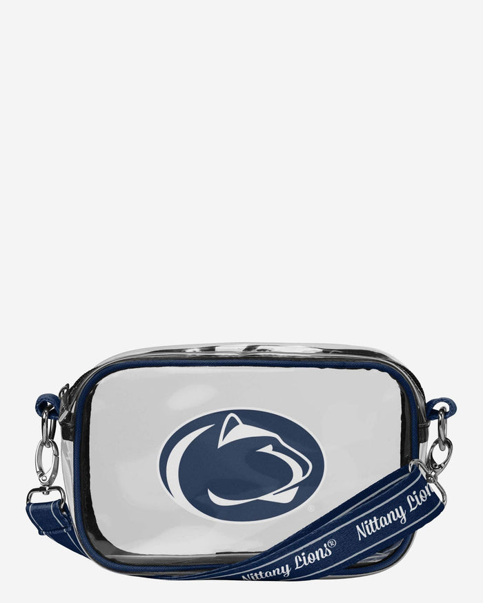 Penn State Nittany Lions Team Stripe Clear Crossbody Bag FOCO - FOCO.com