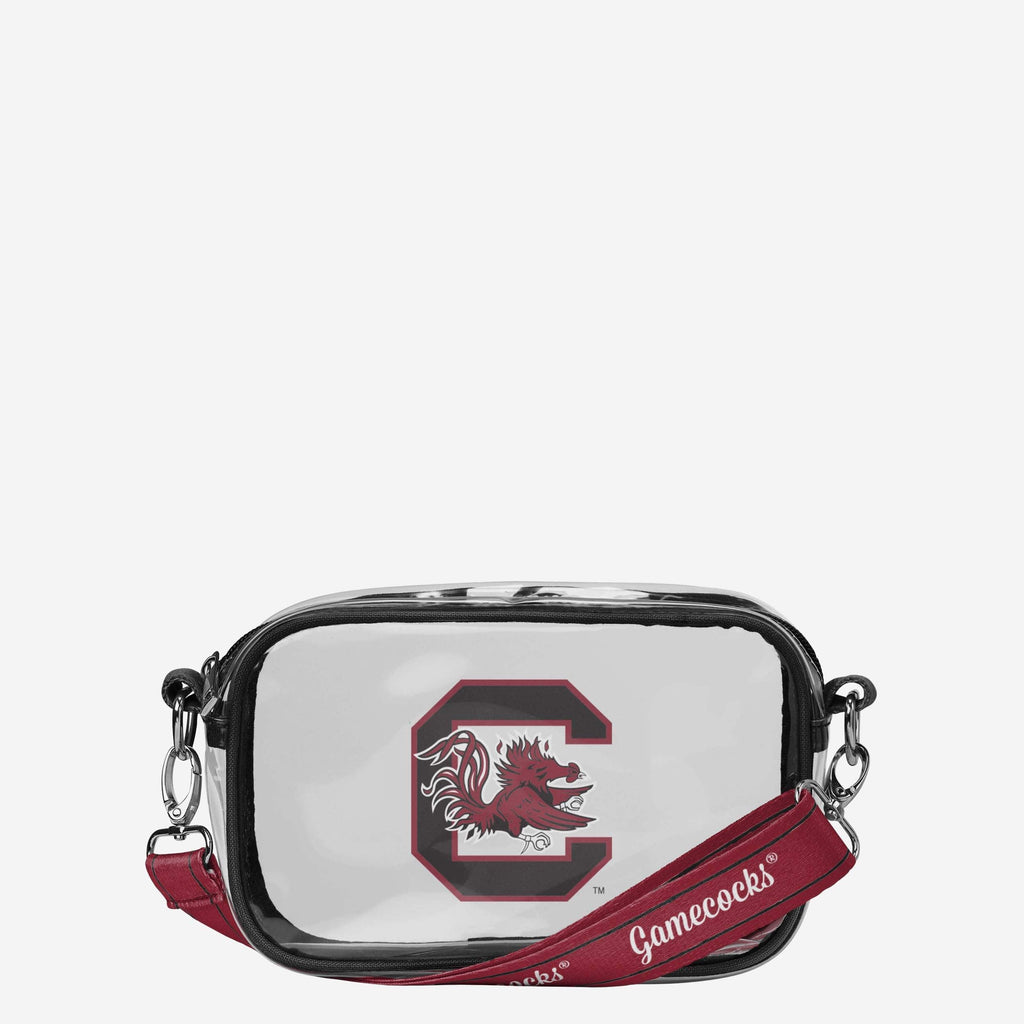 South Carolina Gamecocks Team Stripe Clear Crossbody Bag FOCO - FOCO.com