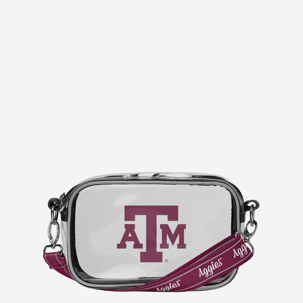 Texas A&M Aggies Team Stripe Clear Crossbody Bag FOCO - FOCO.com