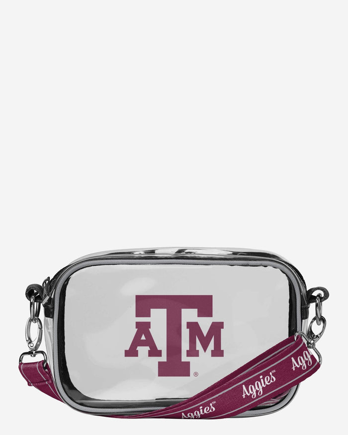 Texas A&M Aggies Team Stripe Clear Crossbody Bag FOCO - FOCO.com