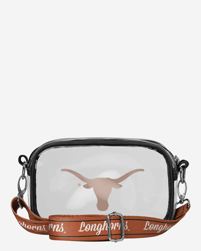 Texas Longhorns Team Stripe Clear Crossbody Bag FOCO - FOCO.com