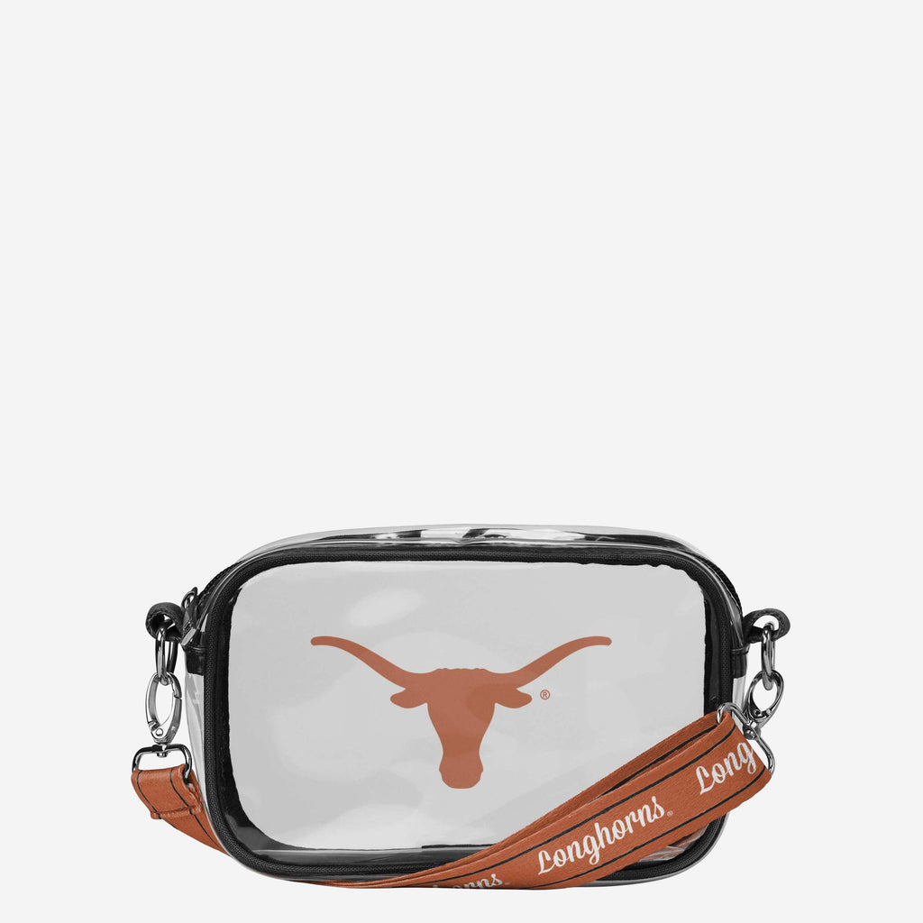 Texas Longhorns Team Stripe Clear Crossbody Bag FOCO - FOCO.com