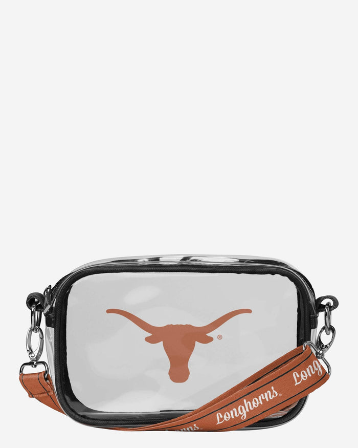 Texas Longhorns Team Stripe Clear Crossbody Bag FOCO - FOCO.com