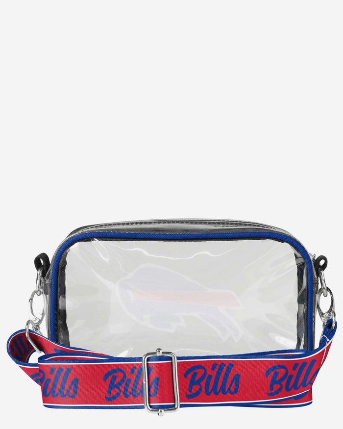 Buffalo Bills Chenille Logo Clear Crossbody Bag FOCO - FOCO.com