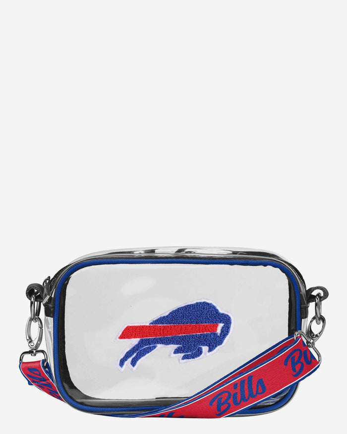 Buffalo Bills Chenille Logo Clear Crossbody Bag FOCO - FOCO.com