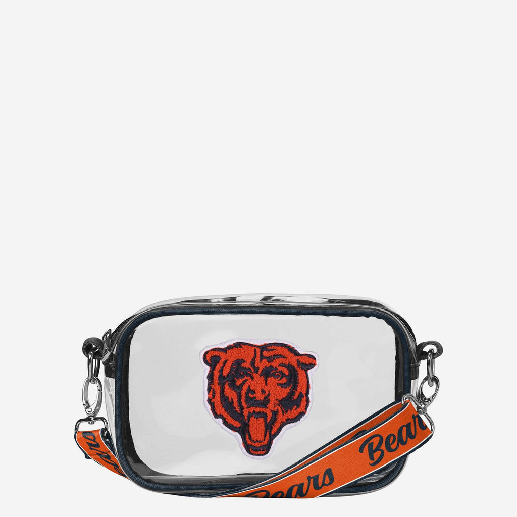 Chicago Bears Chenille Logo Clear Crossbody Bag FOCO - FOCO.com