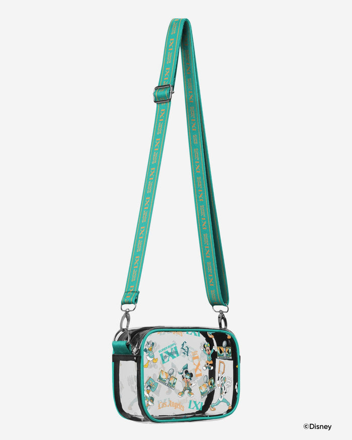 Super Bowl LIX Disney Mickey Mouse Repeat Print Clear Crossbody Bag FOCO - FOCO.com