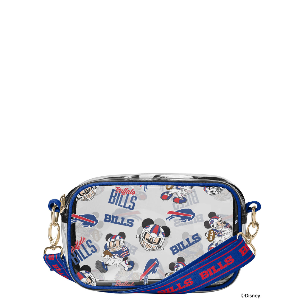 Buffalo Bills Mickey Mouse Disney Repeat Print Clear Crossbody Bag FOCO - FOCO.com