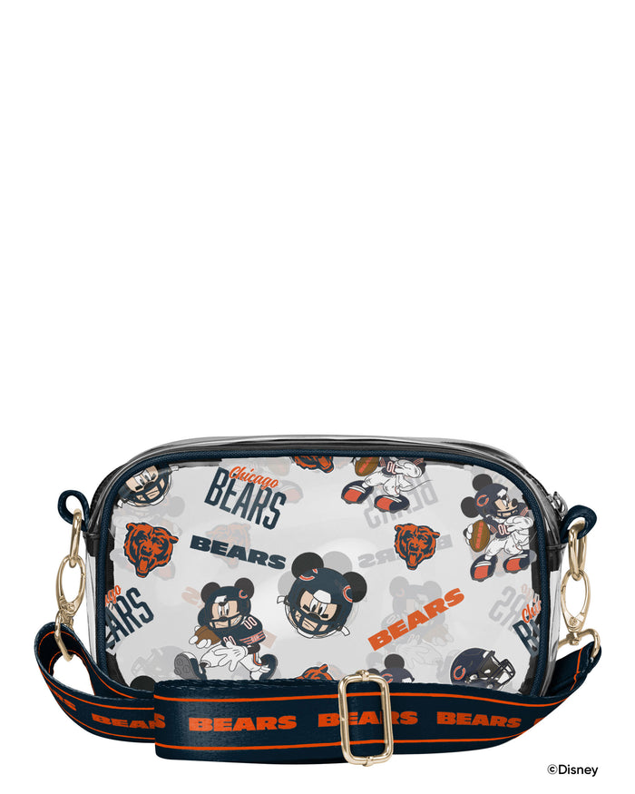 Chicago Bears Mickey Mouse Disney Repeat Print Clear Crossbody Bag FOCO - FOCO.com