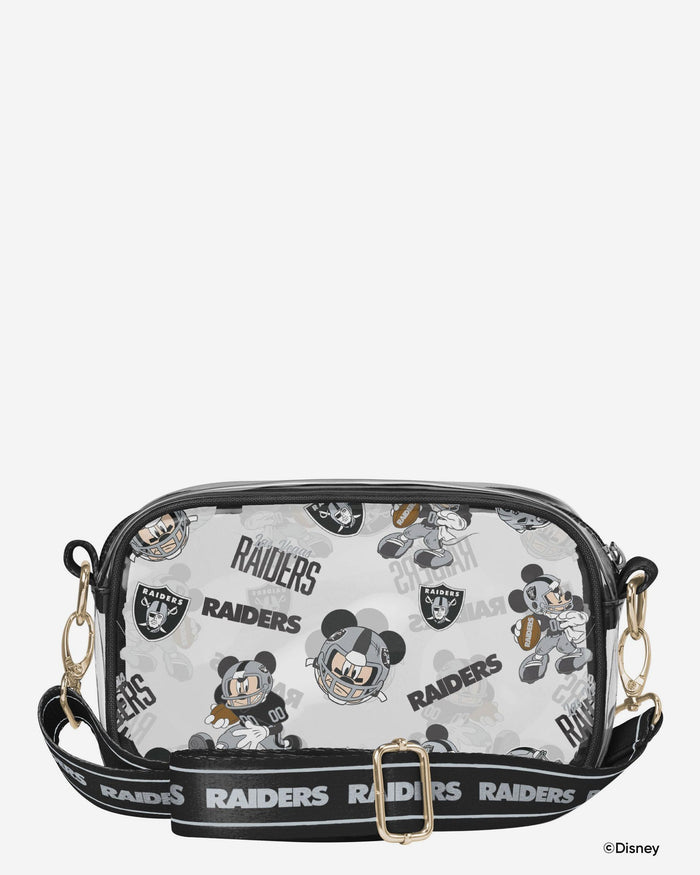Las Vegas Raiders Mickey Mouse Disney Repeat Print Clear Crossbody Bag FOCO - FOCO.com
