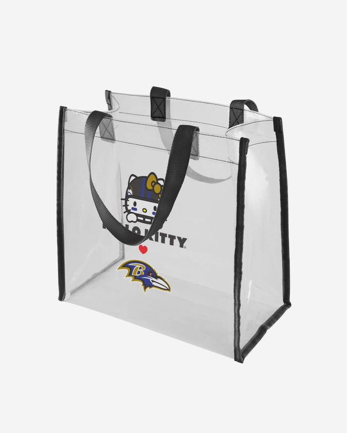 Baltimore Ravens Hello Kitty® Clear Tote Bag FOCO - FOCO.com