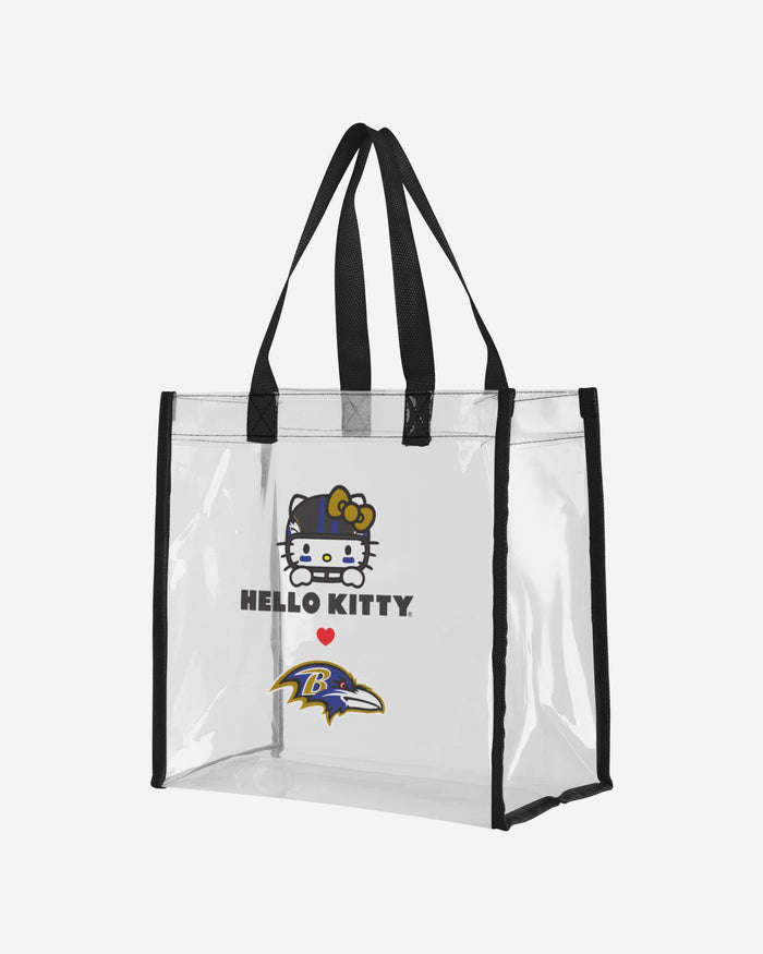 Baltimore Ravens Hello Kitty® Clear Tote Bag FOCO - FOCO.com