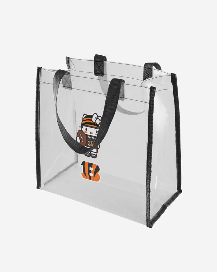Cincinnati Bengals Hello Kitty® Clear Tote Bag FOCO - FOCO.com