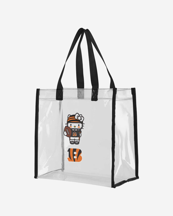 Cincinnati Bengals Hello Kitty® Clear Tote Bag FOCO - FOCO.com