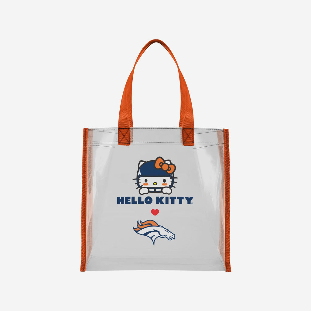 Denver Broncos Hello Kitty® Clear Tote Bag FOCO - FOCO.com