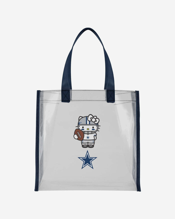 Dallas Cowboys Hello Kitty® Clear Tote Bag FOCO - FOCO.com