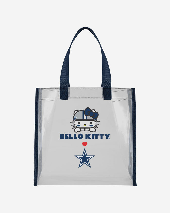 Dallas Cowboys Hello Kitty® Clear Tote Bag FOCO - FOCO.com