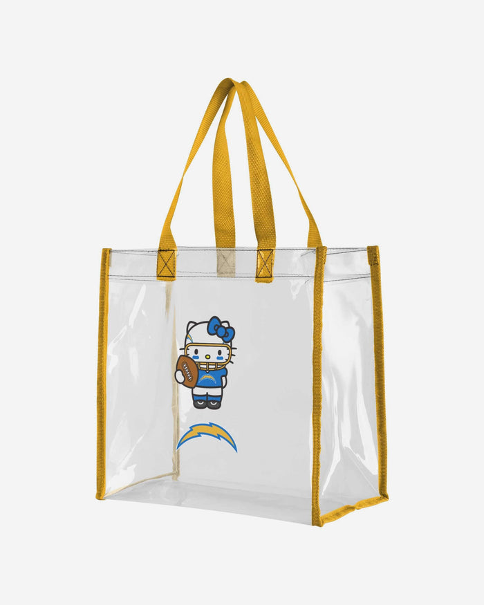 Los Angeles Chargers Hello Kitty® Clear Tote Bag FOCO - FOCO.com