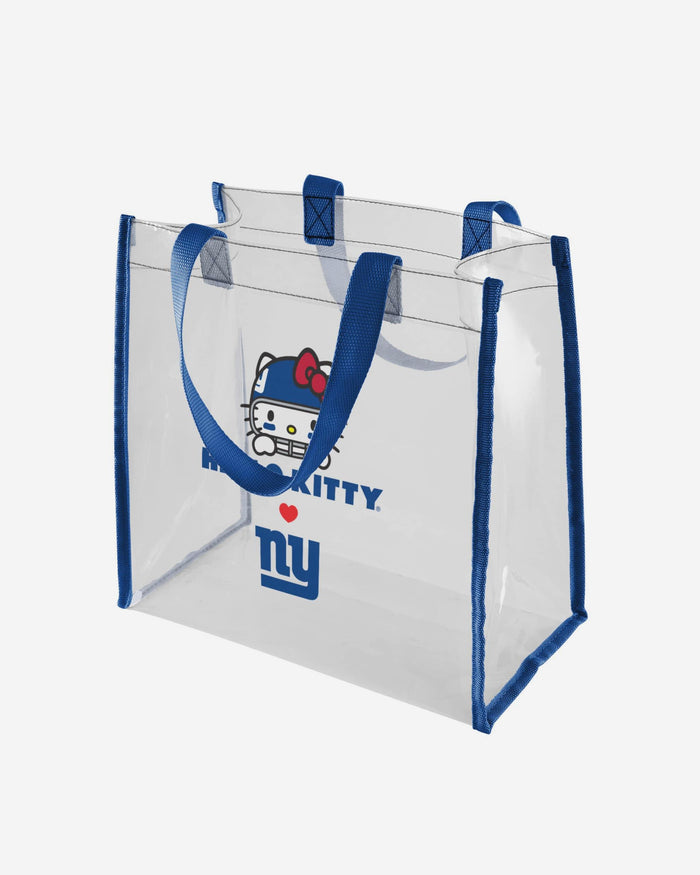 New York Giants Hello Kitty® Clear Tote Bag FOCO - FOCO.com