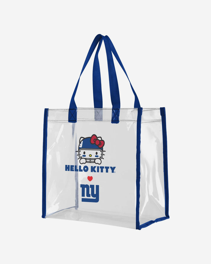 New York Giants Hello Kitty® Clear Tote Bag FOCO - FOCO.com