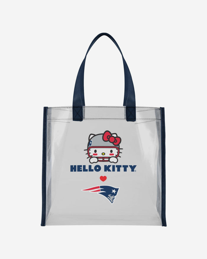 New England Patriots Hello Kitty® Clear Tote Bag FOCO - FOCO.com