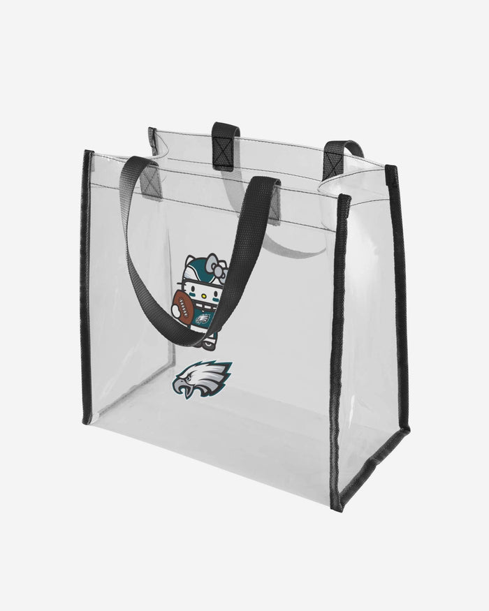 Philadelphia Eagles Hello Kitty® Clear Tote Bag FOCO - FOCO.com