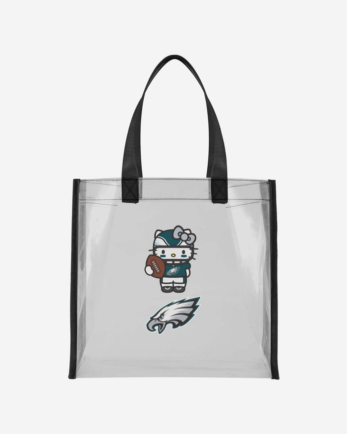 Philadelphia Eagles Hello Kitty® Clear Tote Bag FOCO - FOCO.com