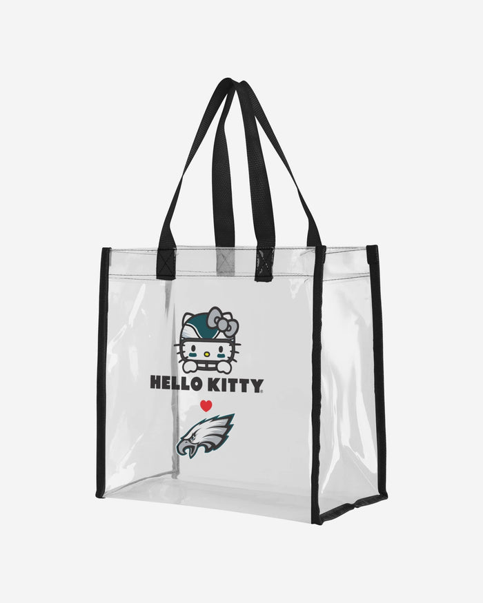 Philadelphia Eagles Hello Kitty® Clear Tote Bag FOCO - FOCO.com
