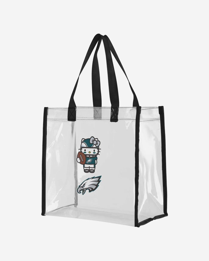 Philadelphia Eagles Hello Kitty® Clear Tote Bag FOCO - FOCO.com