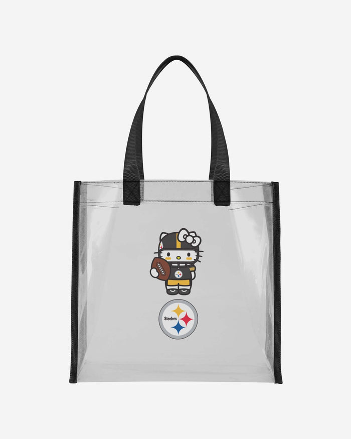 Pittsburgh Steelers Hello Kitty® Clear Tote Bag FOCO - FOCO.com