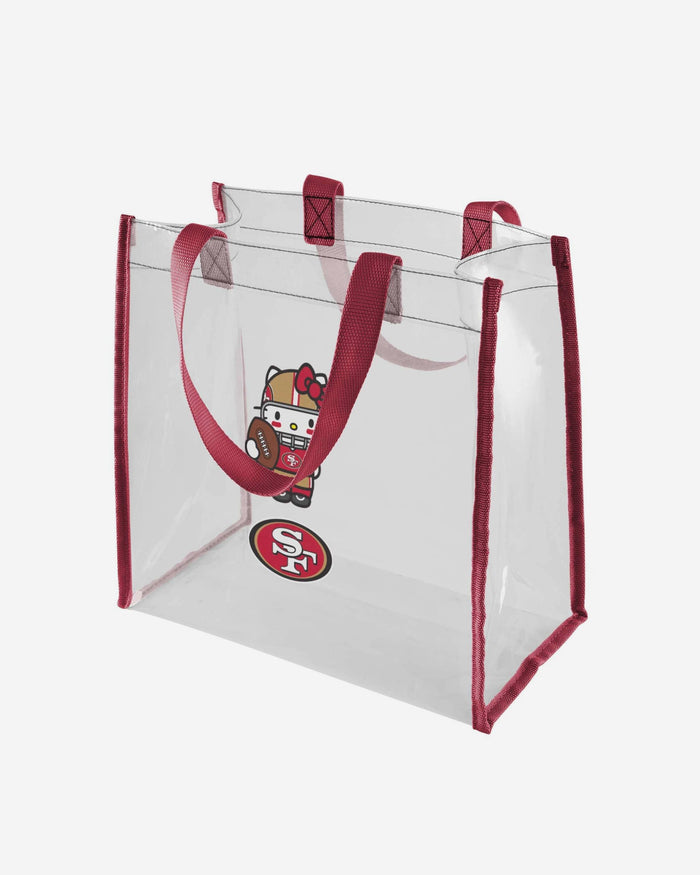 San Francisco 49ers Hello Kitty® Clear Tote Bag FOCO - FOCO.com
