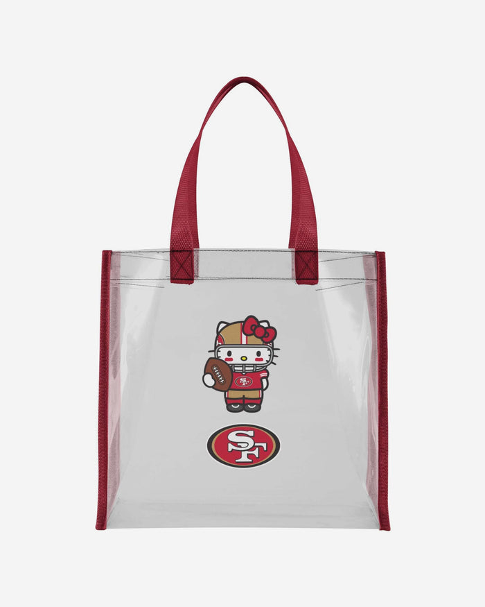 San Francisco 49ers Hello Kitty® Clear Tote Bag FOCO - FOCO.com