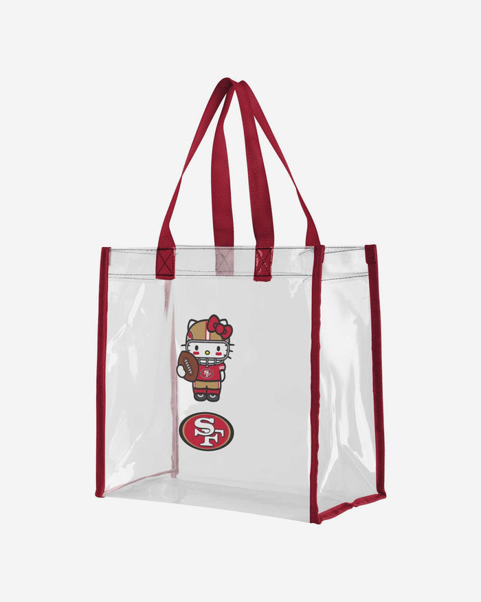 San Francisco 49ers Hello Kitty® Clear Tote Bag FOCO - FOCO.com