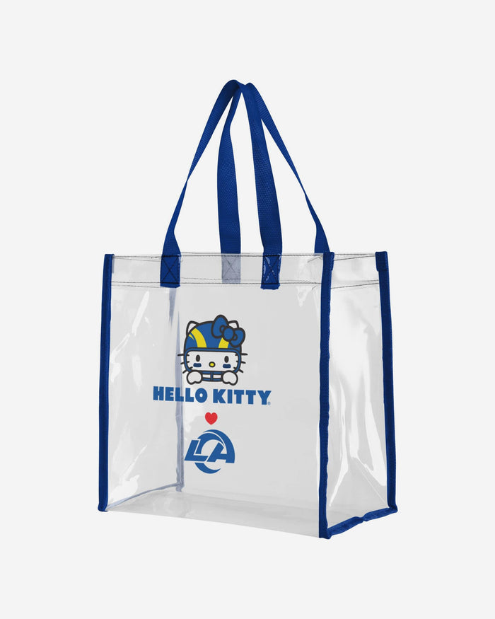 Los Angeles Rams Hello Kitty® Clear Tote Bag FOCO - FOCO.com