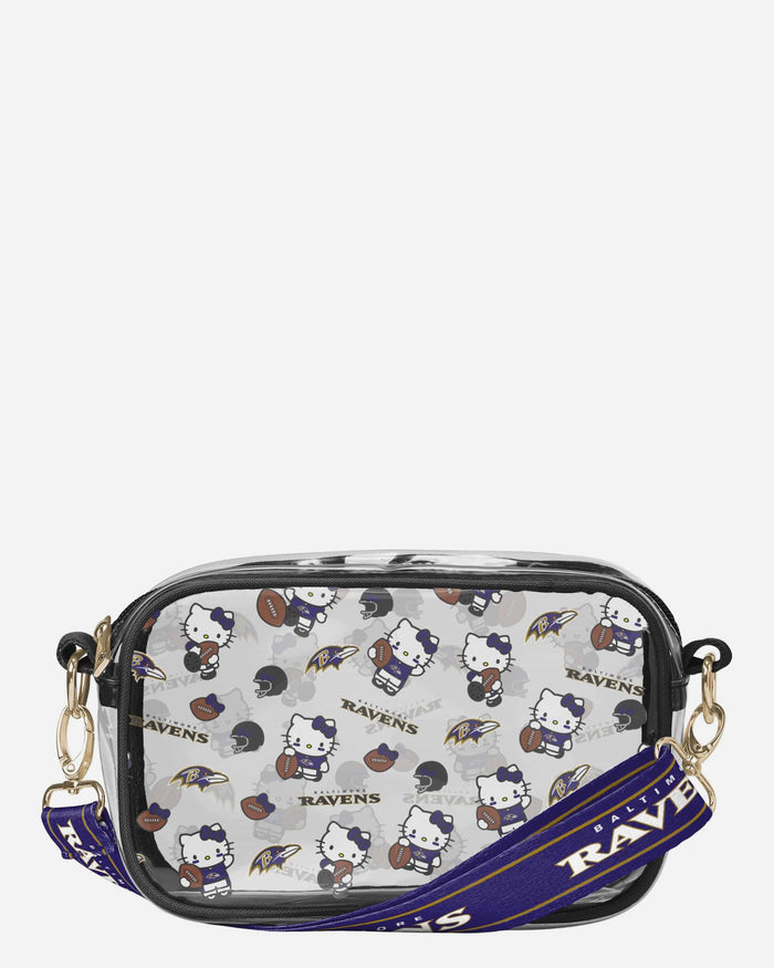 Baltimore Ravens Hello Kitty® Clear Crossbody Bag FOCO - FOCO.com